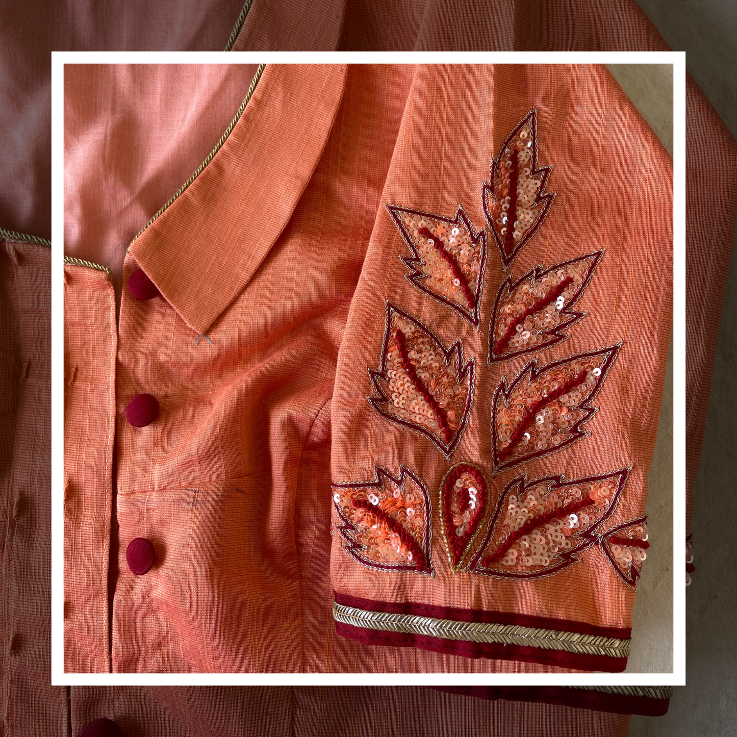Custom made blouse
