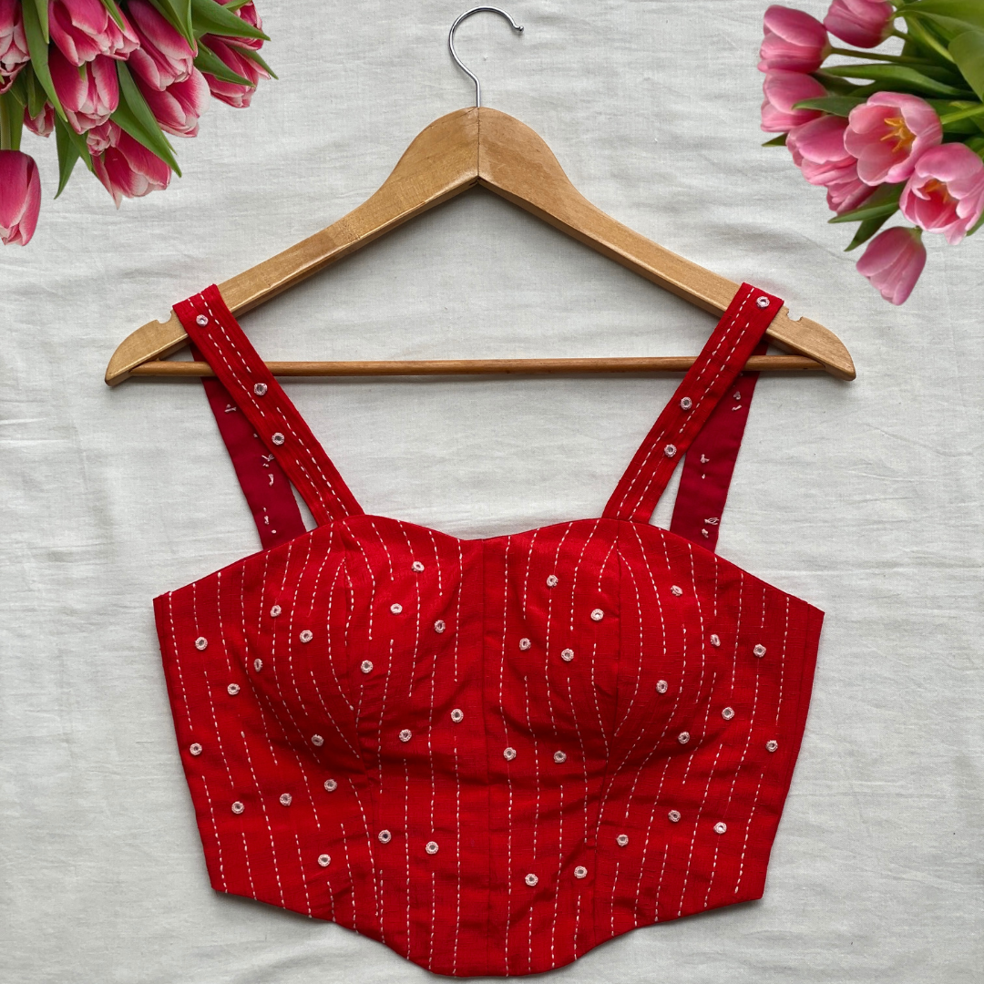 Corset blouse