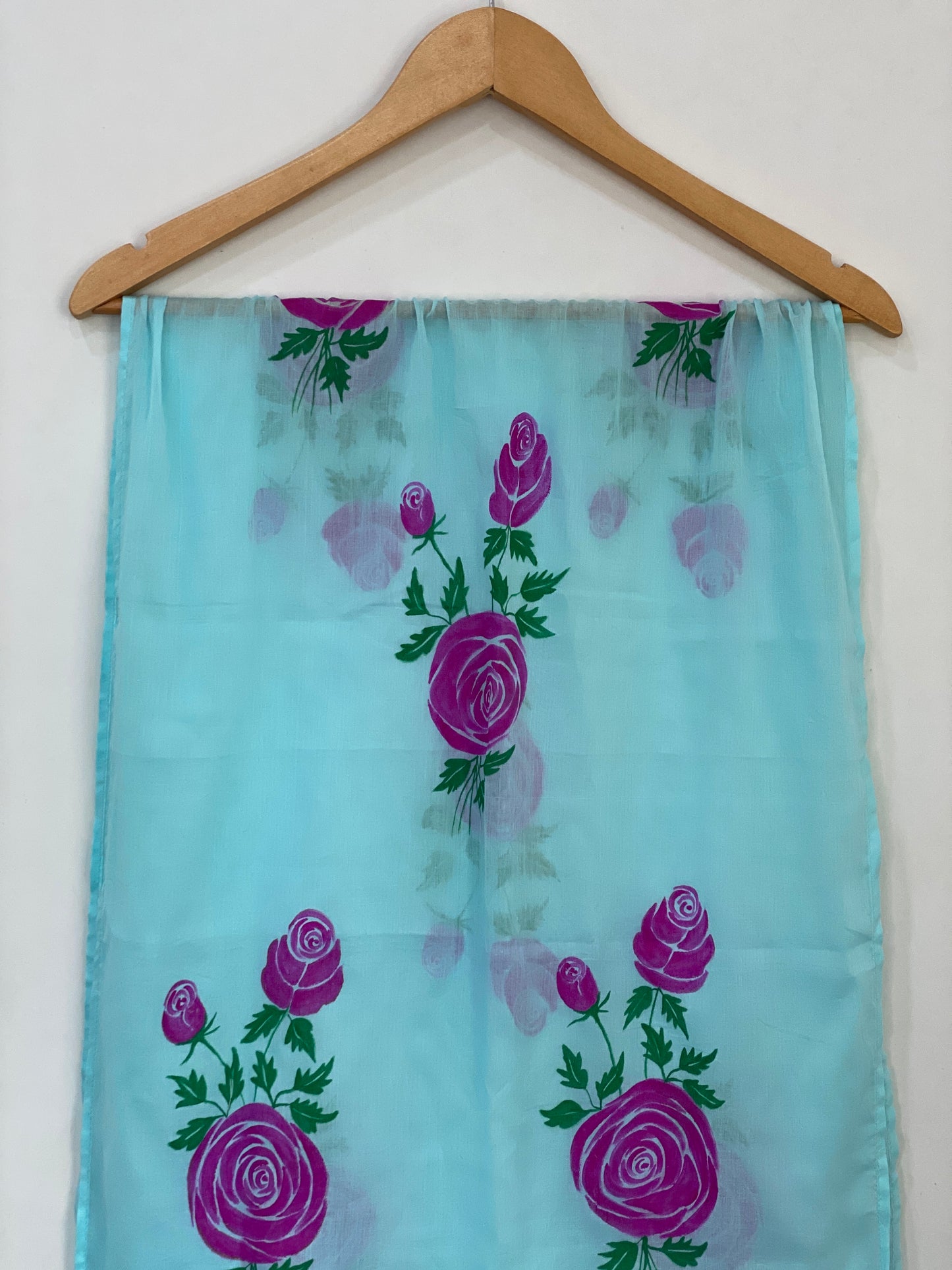 Hand painted scarf