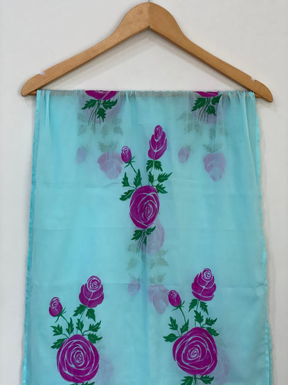 Hand painted scarf