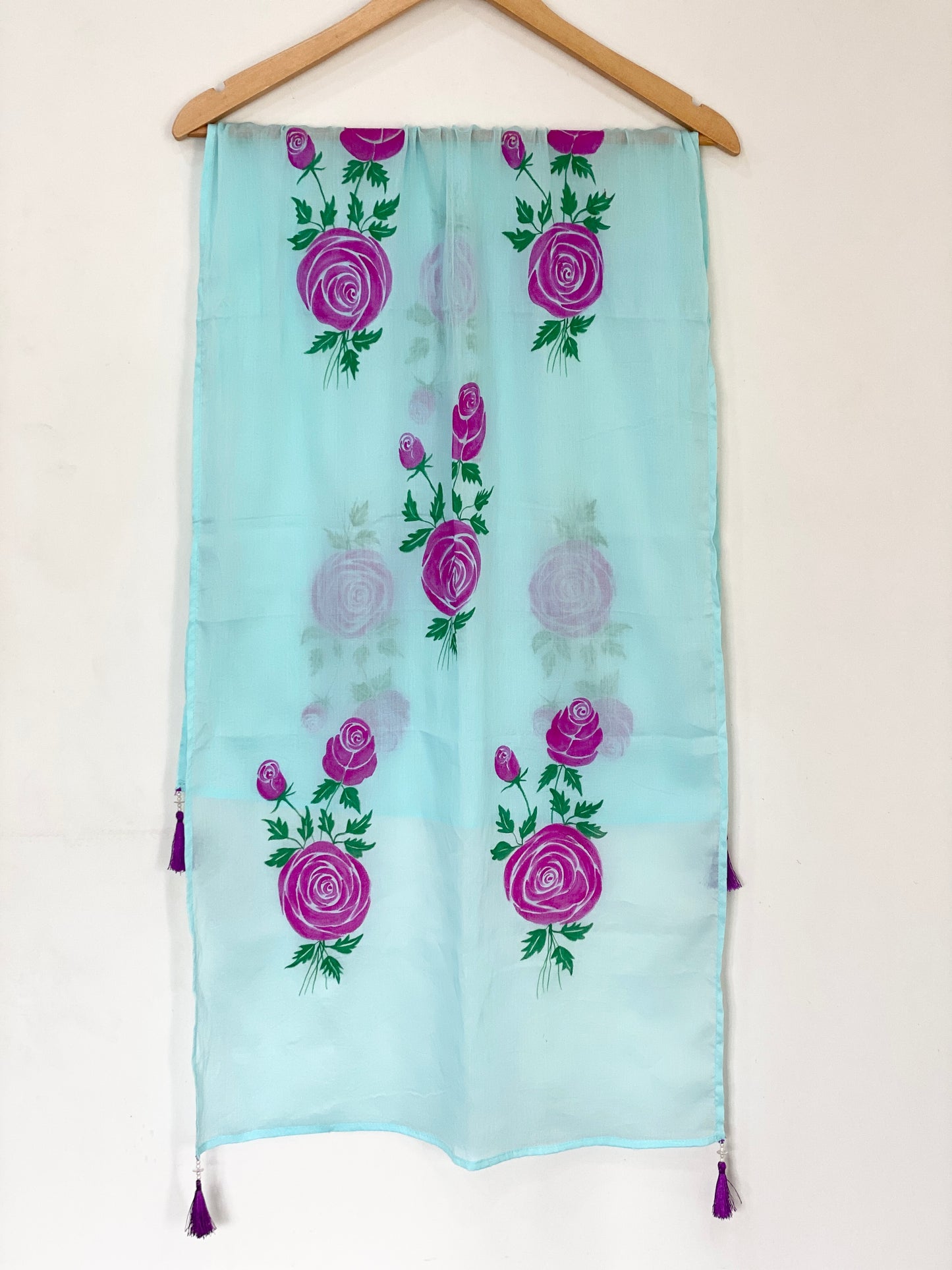 Hand painted scarf