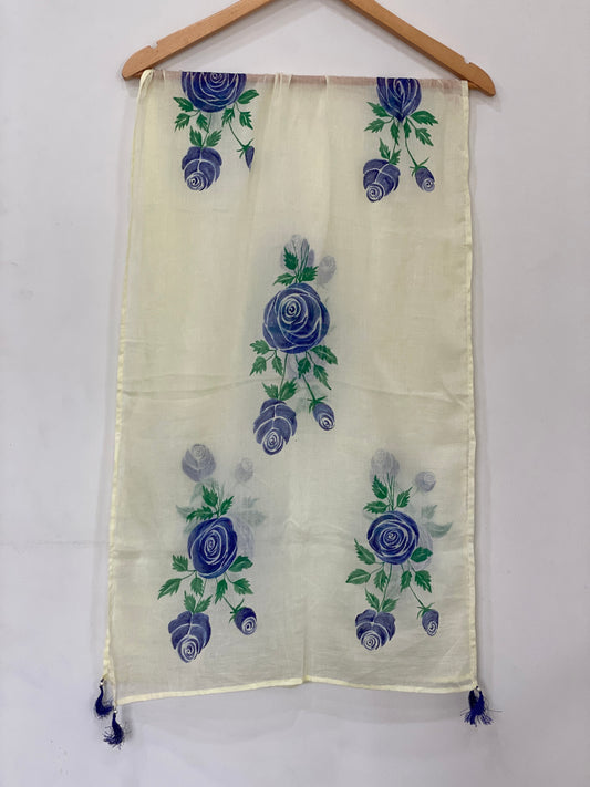 Hand painted scarf