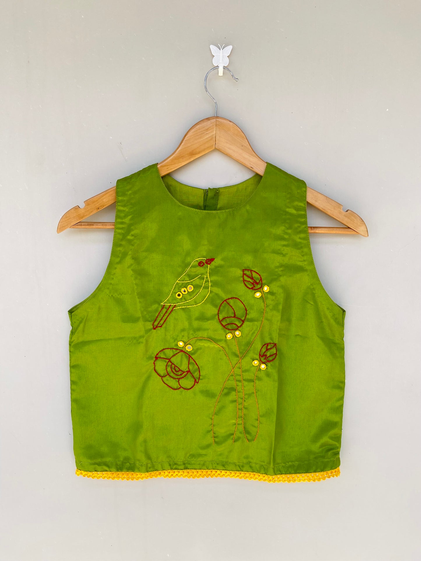 Bright Green Blouse