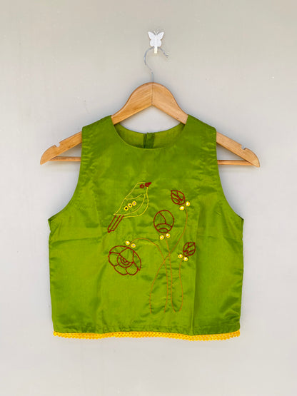 Bright Green Blouse
