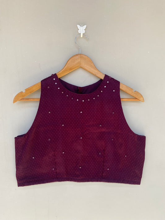 Mashru Ghazi silk blouse