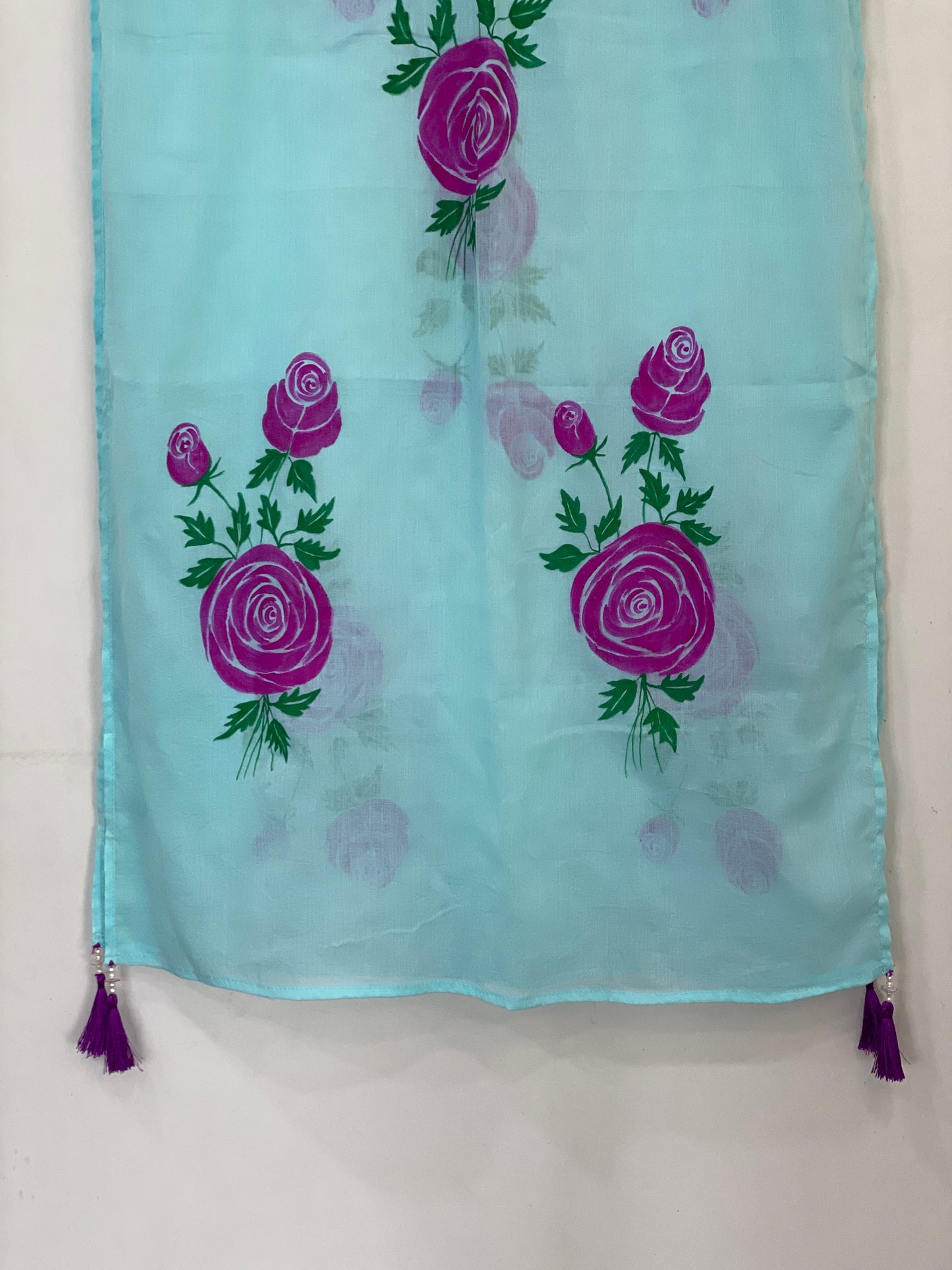 Hand painted scarf