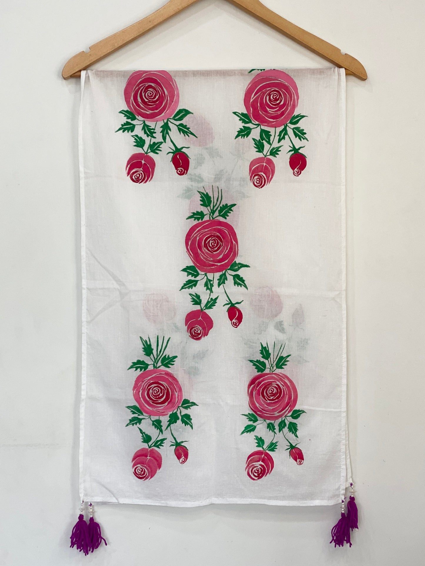 Hand painted scarf