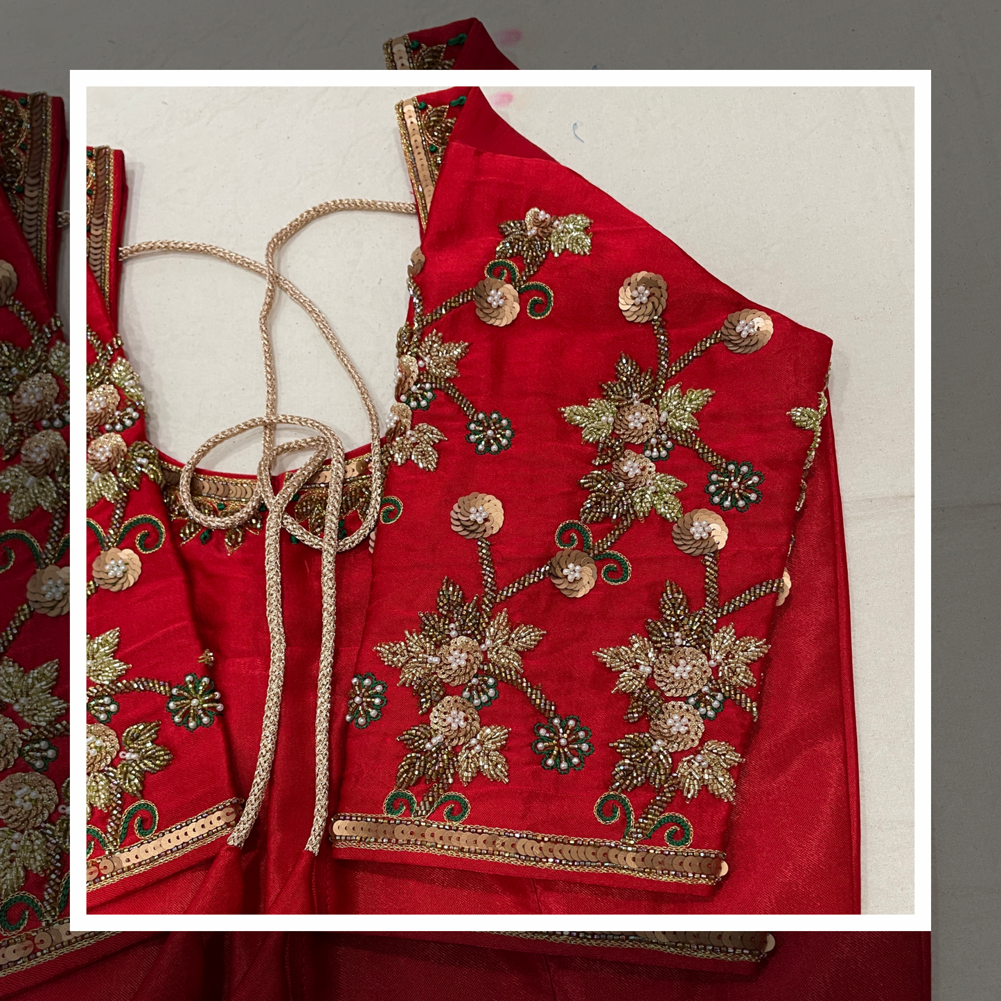 Custom made blouse