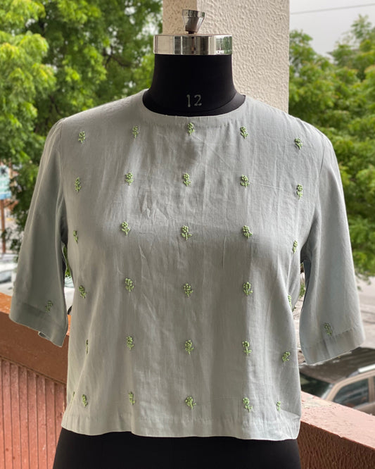 Pure cotton crop top