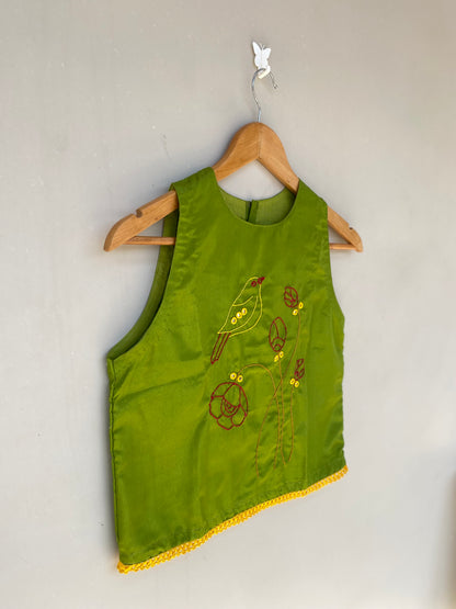 Bright Green Blouse