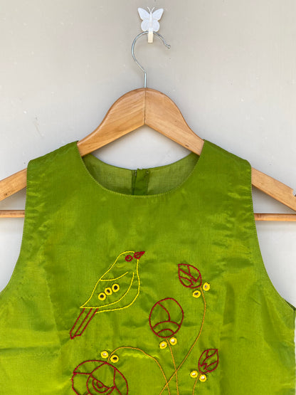Bright Green Blouse