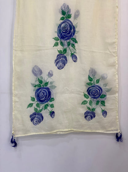 Hand painted scarf