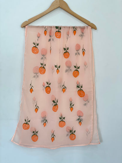 Hand painted dupatta