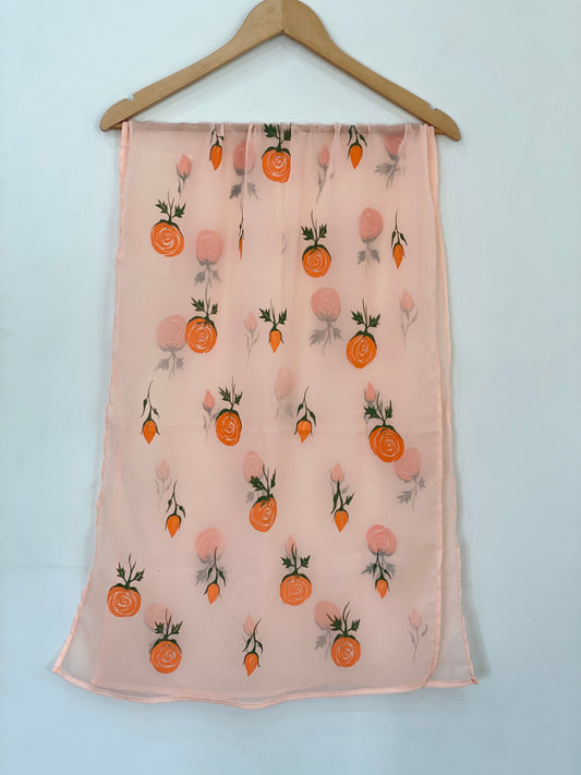 Hand painted dupatta