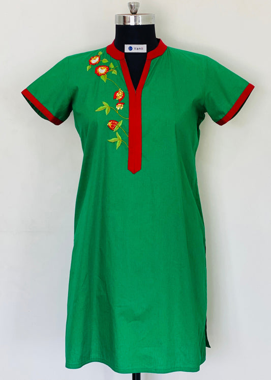 Cotton handwork kurti