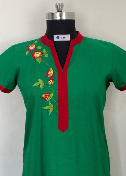 Cotton handwork kurti