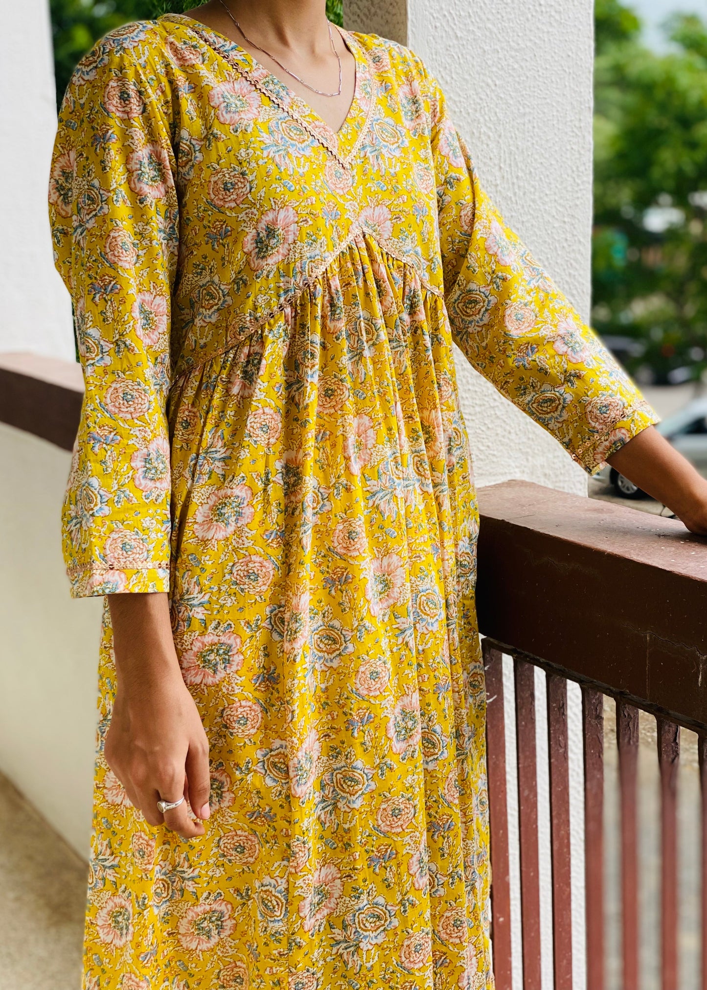 Gathered kurti