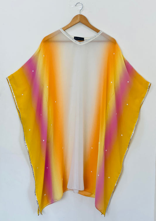 Sheer georgette kaftan