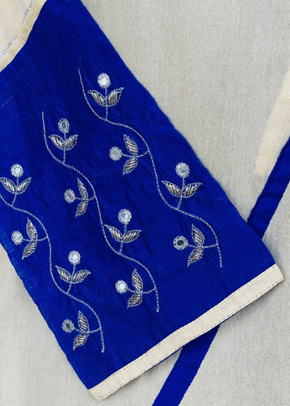 Silk handwork kurti