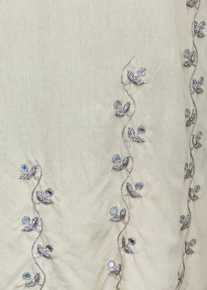 Silk handwork kurti